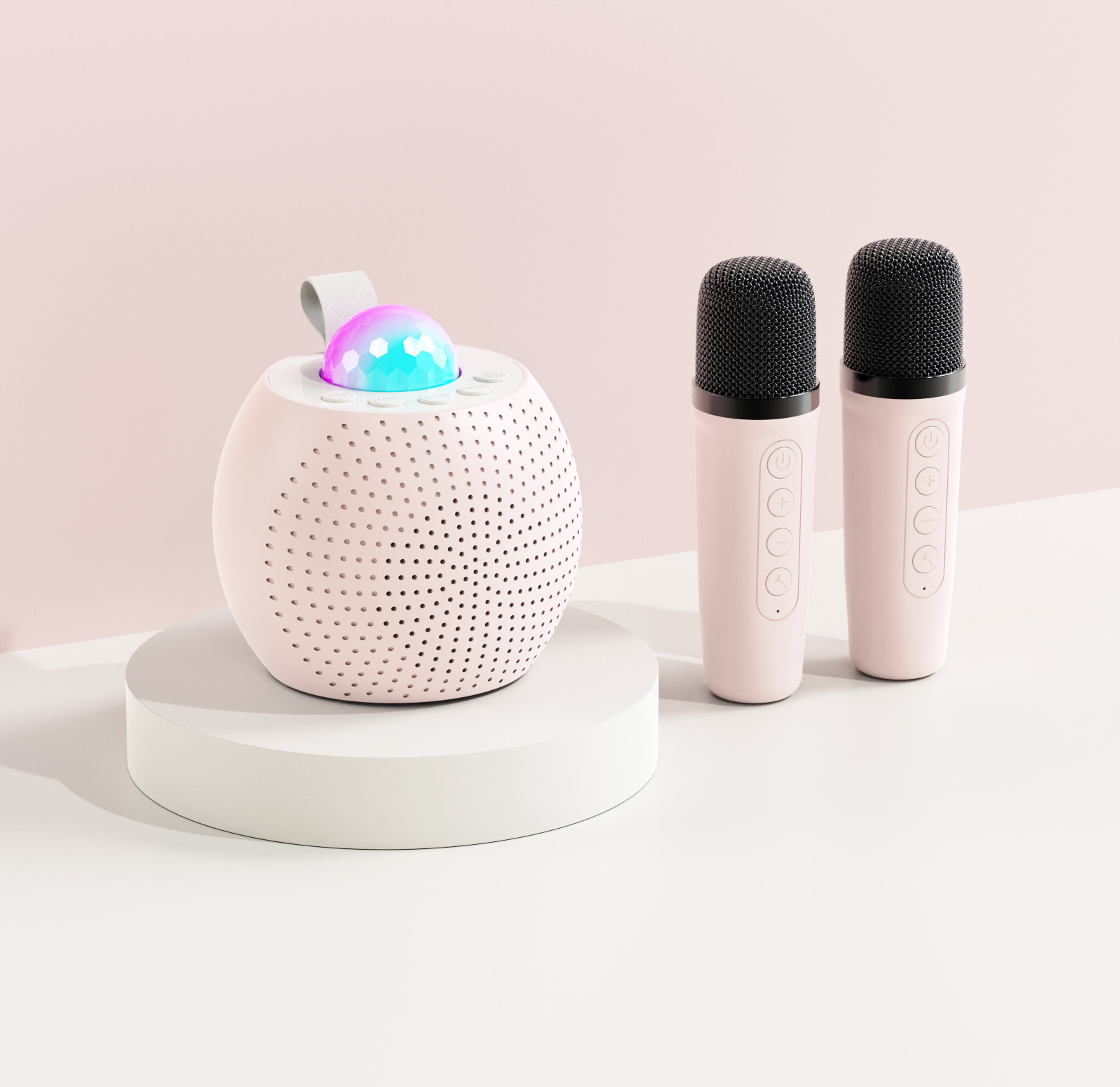 Умная Bluetooth-колонка с проектором звездного неба и беспроводными микрофонами Z1