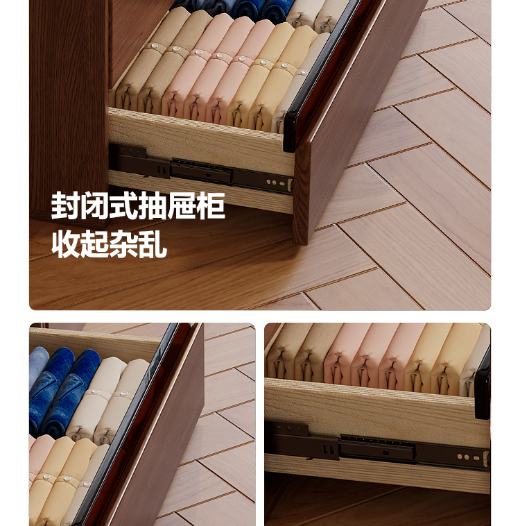 Модульный стеллаж-шкаф из массива дерева Chenjie Furniture