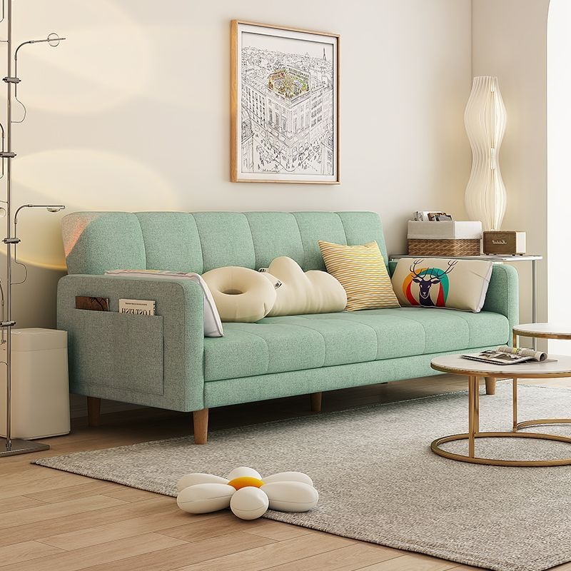 Sofa, small-sized living room, sofa bedroom, simple modern rental room, three person folding sofa bed, dual-use