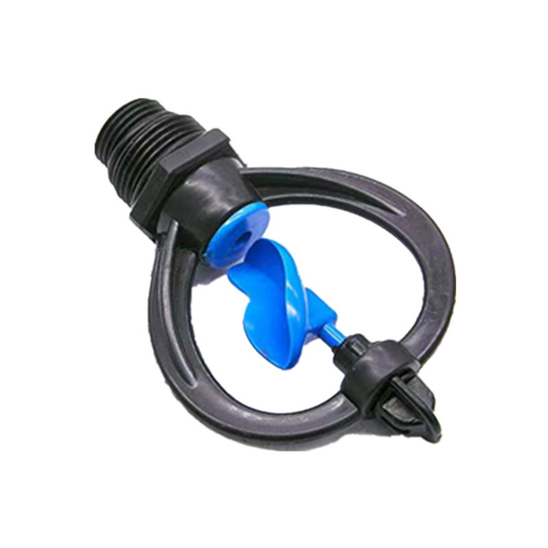 Automatic rotating atomizing external wire sprinkler for farmland irrigation, 360 degree sprinkler for garden lawn greening, and water spraying
