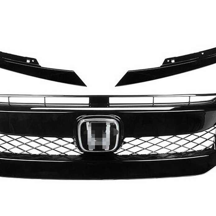 Подходит для десяти поколений 16 Civic Typer для модификации ярко -черной TR Honeycomb Mid -Net