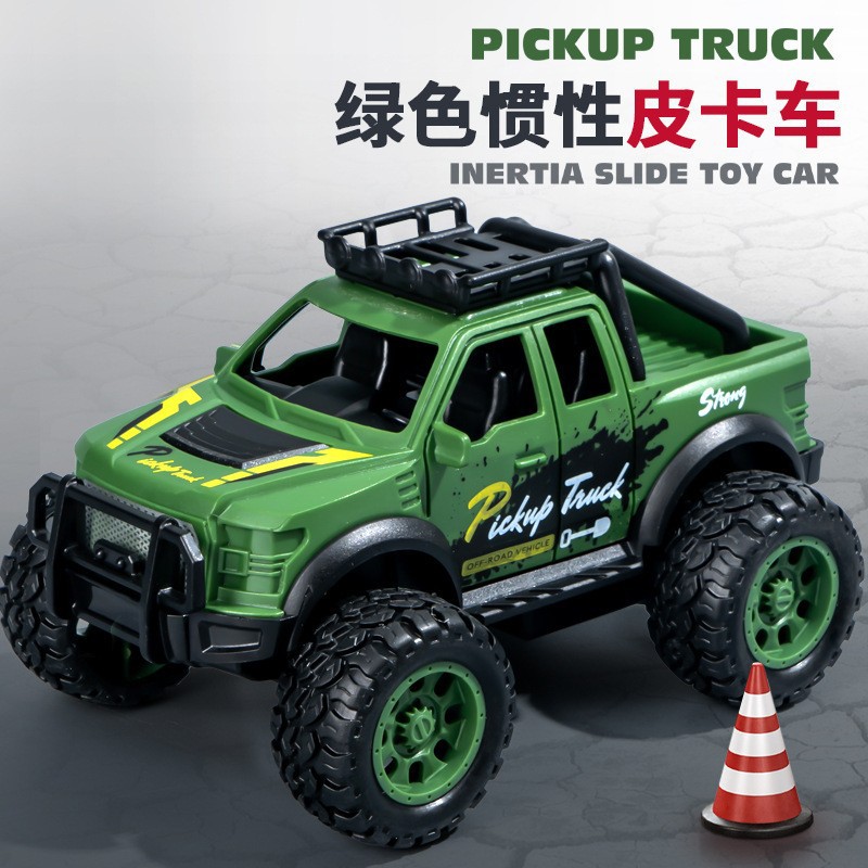 Boy toy 3-6 years old, car simulation, inertia armor, eight wheeled off-road vehicle, door can be opened, children's toy car