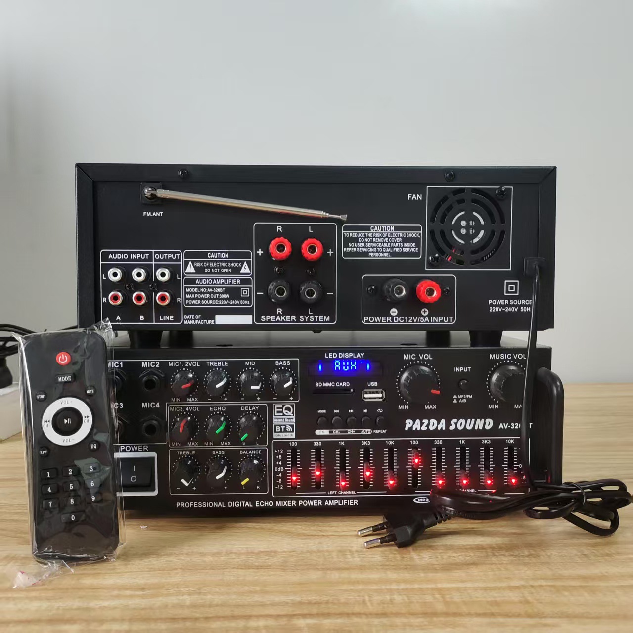 Усилитель мощности AV-326BT PAZDA SOUND с Bluetooth