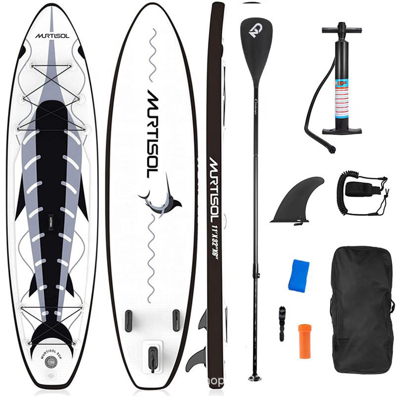 New factory made paddleboard, water paddle board, static water board, double-layer standing surfboard, paddle board, foldable and inflatable paddleboard