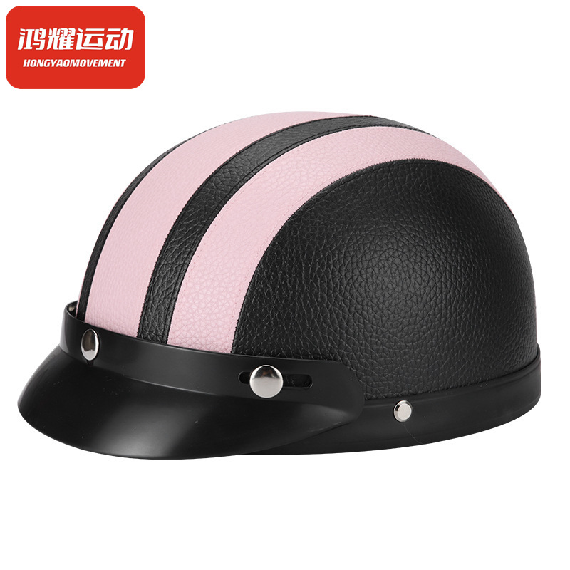 Half Helmet Summer Retro Lightweight Cycling Scoop Helmet Prince Bicycle Four Seasons Half Helmet Grey Breathable Men's and Women's Cycling Helmets