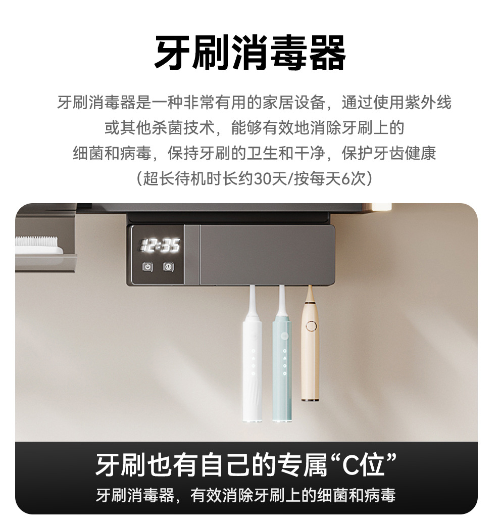 Middle ancient style solid wood bathroom cabinet, ceramic integrated basin, washbasin integrated countertop, walnut double drawer storage bathroom cabinet