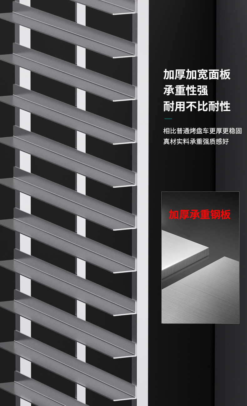 Commercial stainless steel baking tray rack baking rack trolley bread and toast drying rack oven tray rack trolley oven