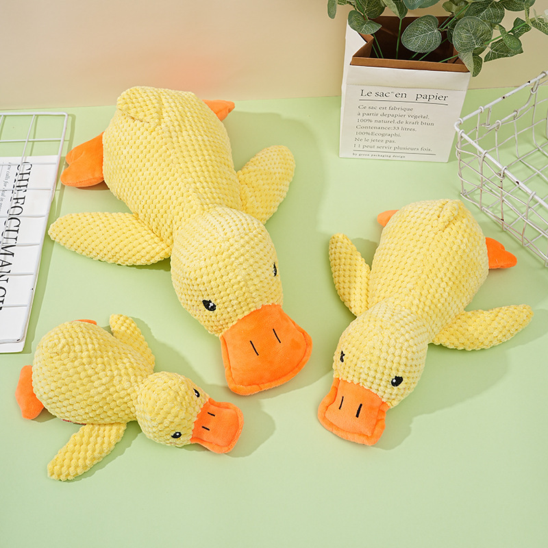 B.Duck, плюшевая игрушка, избавление от скуки, издает звуки, домашний питомец