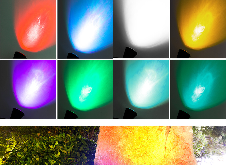 Solar spotlights, courtyard decorative lights, garden floodlights, lawn lights, rockery lights, ambient lights, super bright street lights