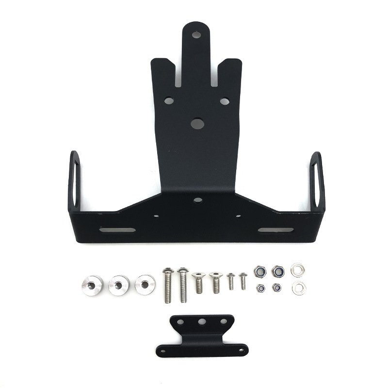 Подходит для модифицированных деталей мотоцикла Kawasaki ER-6N/F ninja650 с подсвеченным коротким хвостом, держателем номерного знака, держателем номерного знака