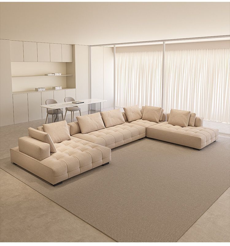 Cream style original Lawrence sofa light luxury model large flat villa living room light luxury module combination fabric sofa