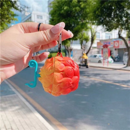 创意海贼王恶魔果实AirPods12/3 4 Pro3适用苹果耳机壳蓝牙保护套