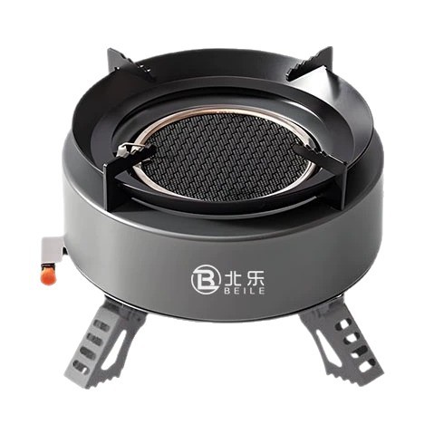 Card stove, outdoor portable tea stove, camping and picnicking equipment, complete set of gas stove, stove, detachable new model