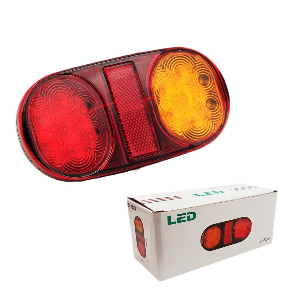 Cross -Bordder 12V24V28LELED Овальный грузовик Задний светлый световой грузовик