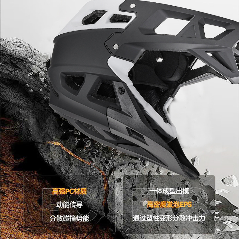 Cross border new outdoor camouflage mountain bike off-road helmet CE certification race speed descent safety adult full helmet wholesale