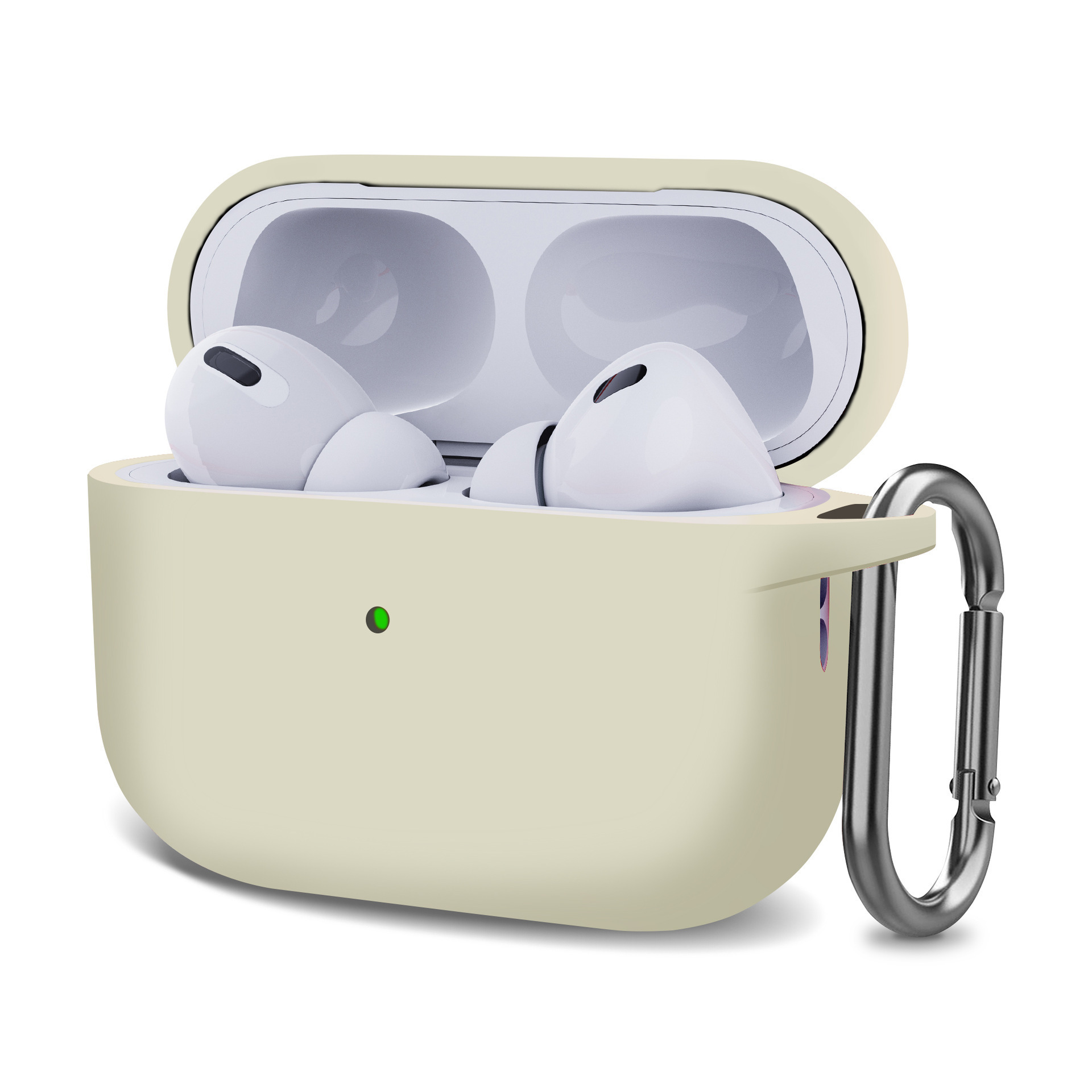 Suitable for AirPods Pro3 Apple 2025 new Bluetooth earphones, silicone solid color one-piece thick protective case