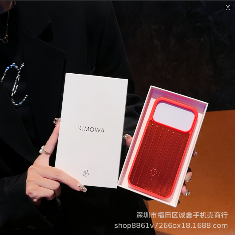 New aluminum alloy Apple/pink luggage case all inclusive, suitable for Apple iPhone 17/16/15/14 phone cases