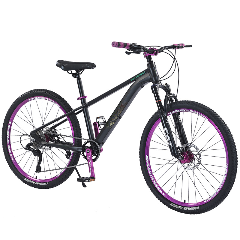Slope bikes, male and female adult variable speed mountain bikes, aluminum alloy ultra light shock-absorbing bikes, teenage student bikes