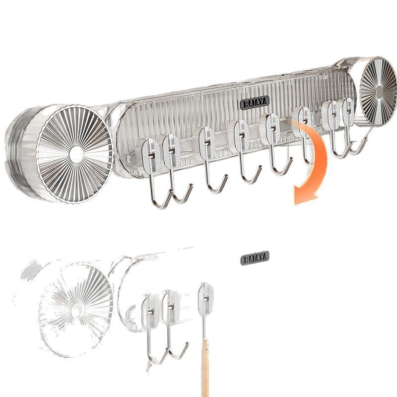 Kitchen knife holder, storage rack, suction cup type tool storage rack, wall hanging new model, no drilling hook, shovel spoon hanging rack