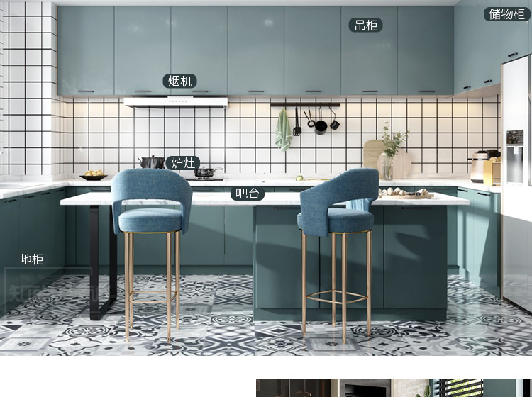 Factory direct sales cabinets, kitchen furniture sets, French minimalist cabinets, customized stoves, integrated cabinets, solid wood cabinets