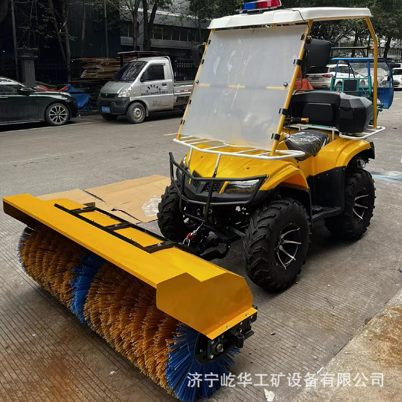 屹华 座驾式扫雪机四轮沙滩车清雪车市政道路路面清除雪