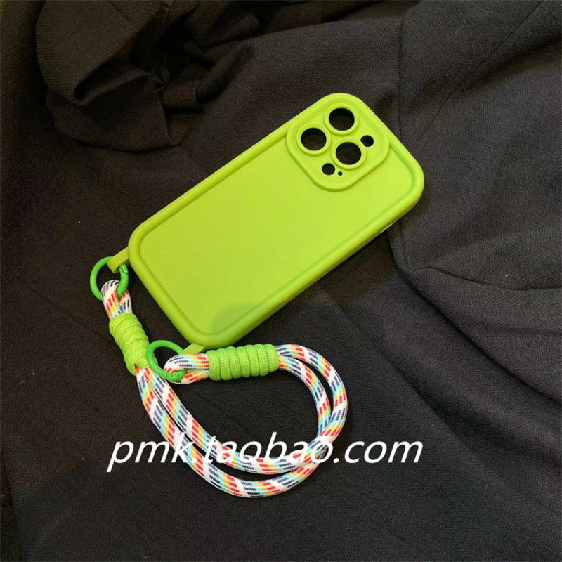 Personalized contrasting woven lanyard suitable for Apple 17 Promax phone case, iPhone 13 wristband, handheld, all inclusive 15