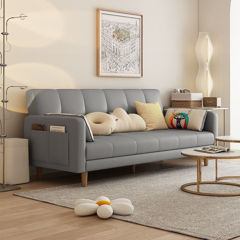 Sofa, small-sized living room, sofa bedroom, simple modern rental room, three person folding sofa bed, dual-use