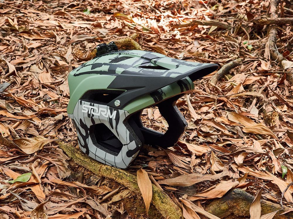 Fox's Spanish story mountain bike DropFrame off-road AM half helmet Enduro ultra light and breathable 3/