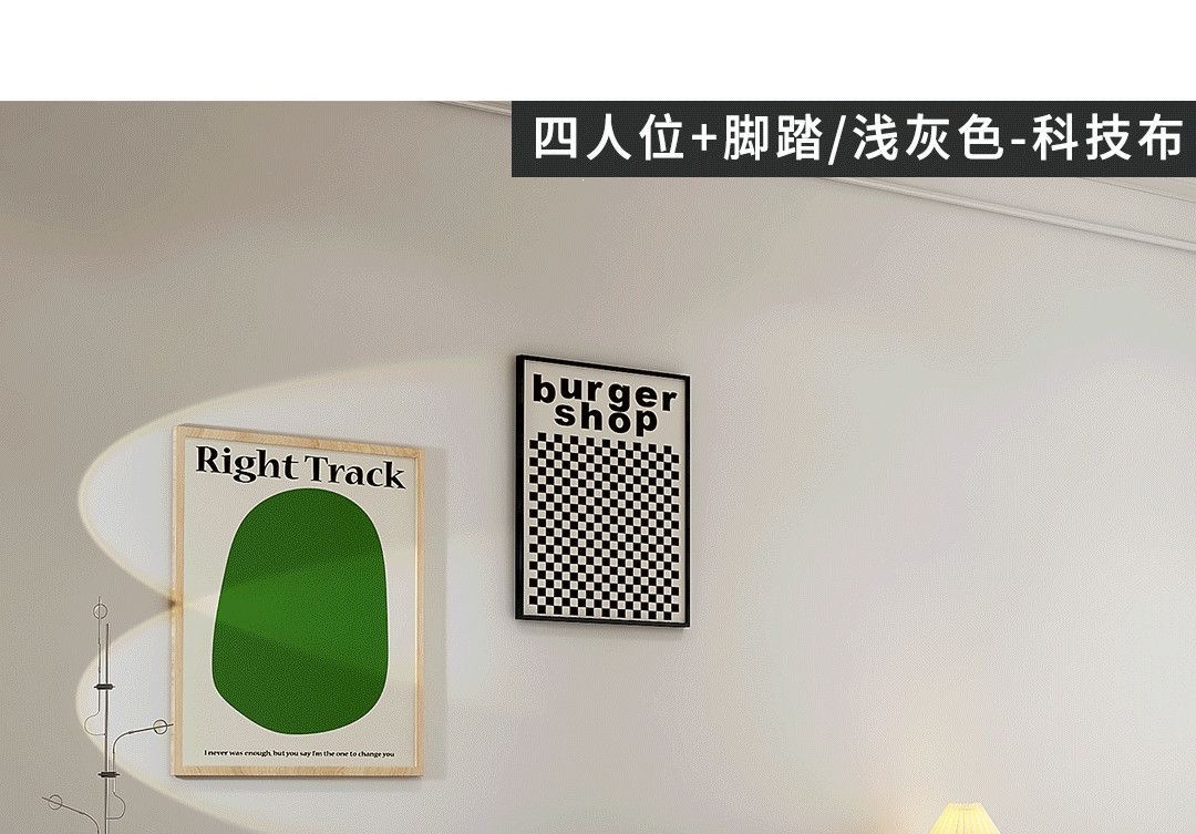 Sofa, small-sized living room, sofa bedroom, simple modern rental room, three person folding sofa bed, dual-use