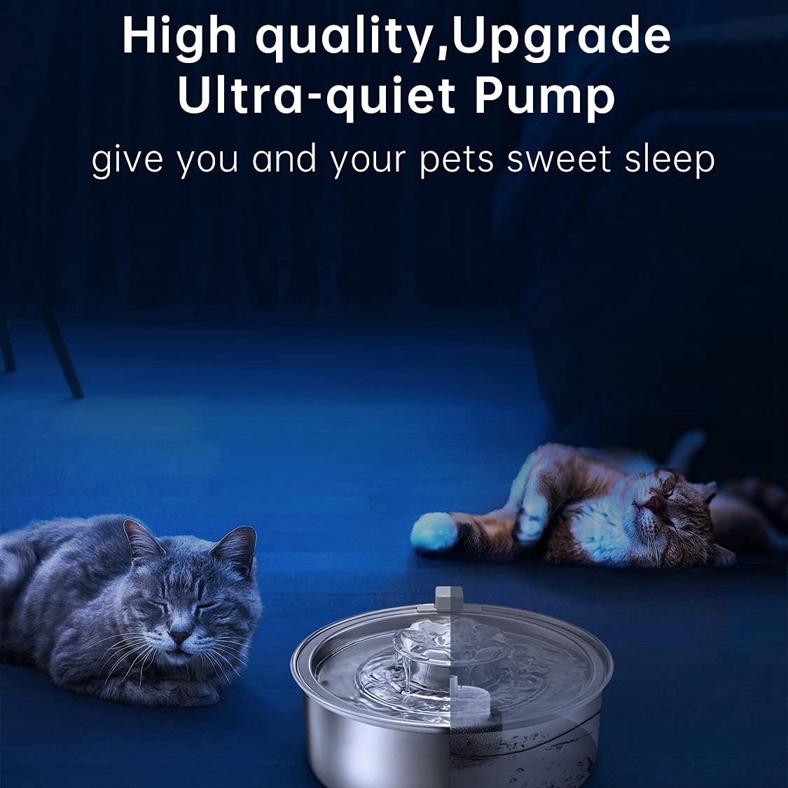 Популярная амазонка из нержавеющей стали Pet Smart Water Drinker Cat Автоматическая вода для воды для воды кормушка для воды