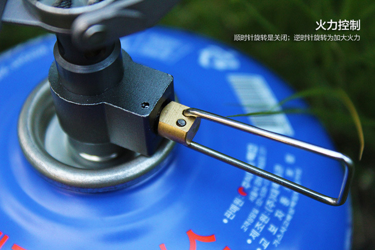 BRS Titanium Alloy Outdoor Stove Ultra Light Folding Portable Camping Gas Stove Head Strong Fire Butane Gas Stove