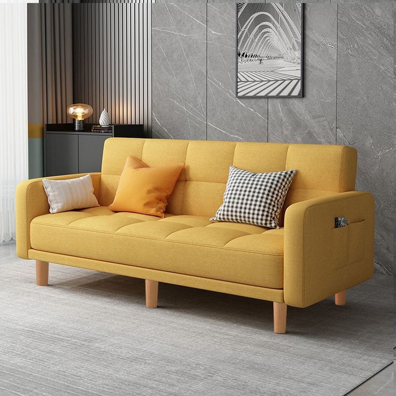 Sofa, small-sized living room, sofa bedroom, simple modern rental room, three person folding sofa bed, dual-use