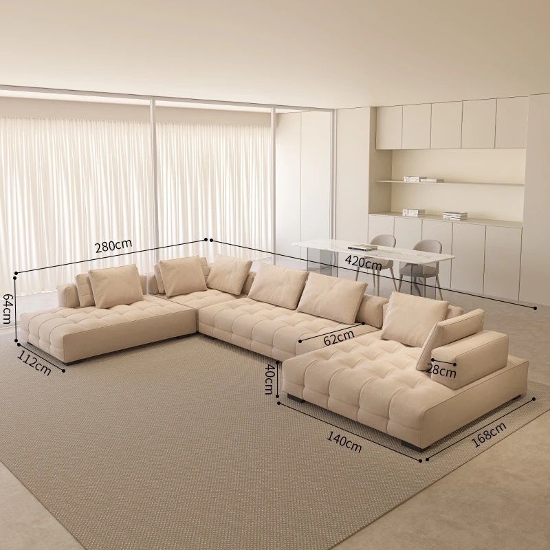 Cream style original Lawrence sofa light luxury model large flat villa living room light luxury module combination fabric sofa