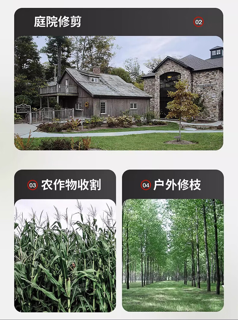 Rechargeable electric lawn mower, lawn mower, household lithium electric weeding machine, handheld wheat harvester