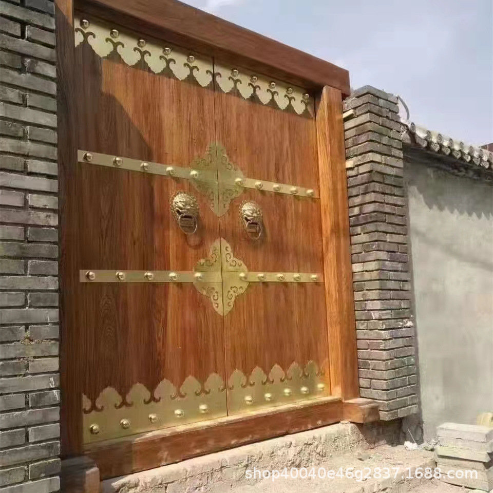 Новая входная дверь в китайском стиле B & B старинная китайская двойная дверь состаренная текстура дверная панель из старого вяза старая дверь из вяза