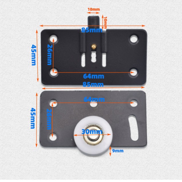 Cabinets, wardrobes, sliding doors, sliding doors, wooden doors, sliding rails, aluminum alloy upper and lower rails, door wheels, guide rails, accessories