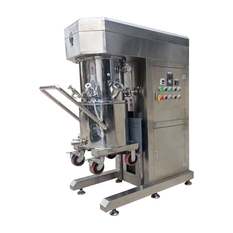 Planetary mixer vacuum heating high viscosity paste coating silicone laboratory dual planetary mixer stainless steel