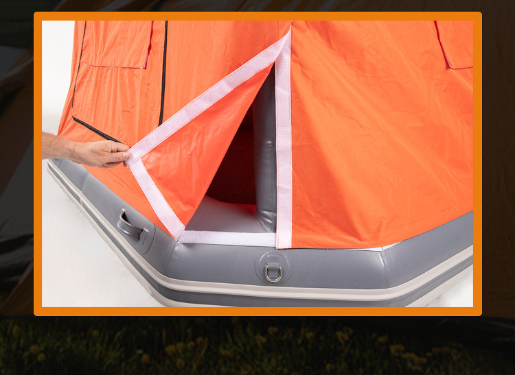 Надувная водяная палатка-плот Zhongchu Inflatable water tent, 2.5×2.52×2.3 м