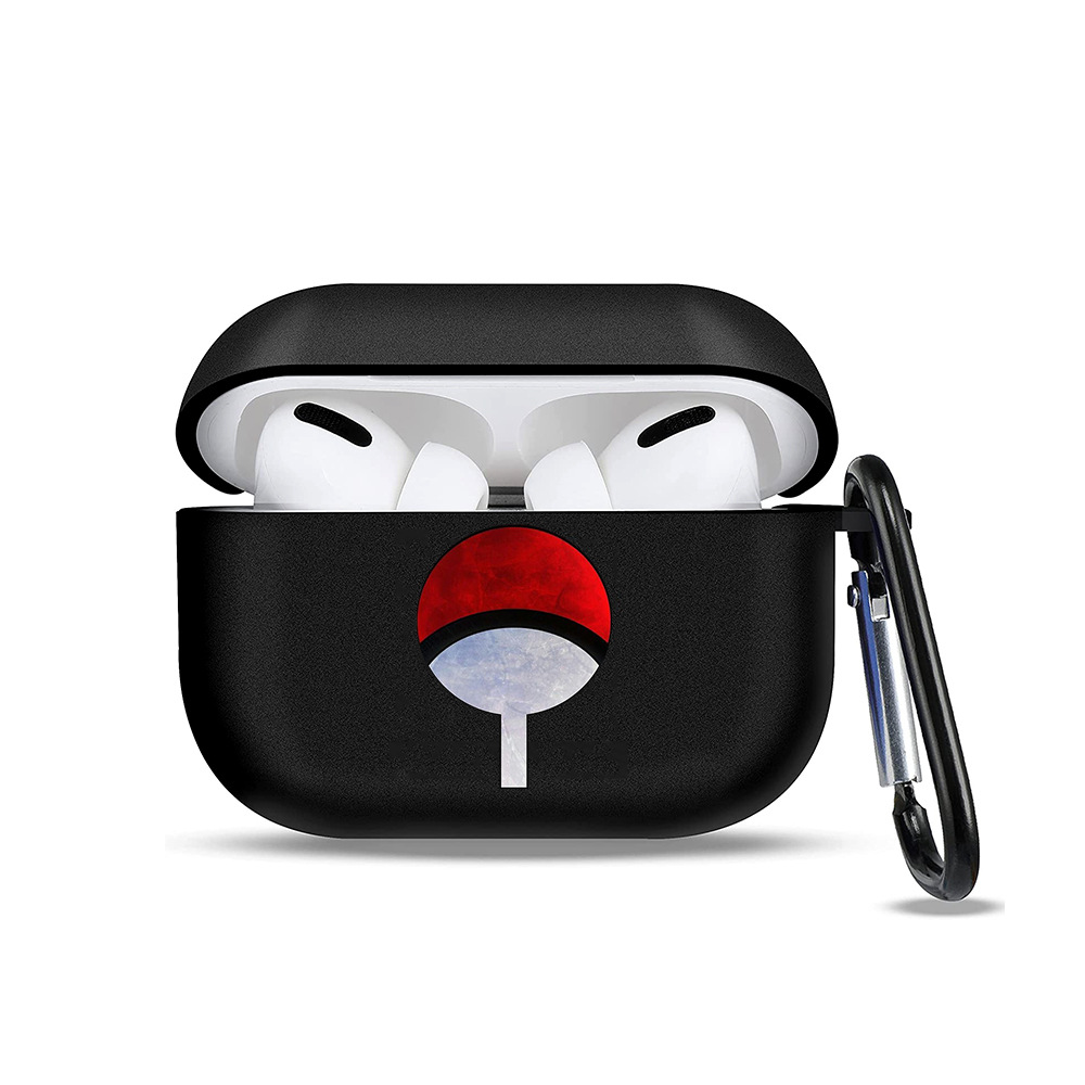 火影忍者airpods1/2保护套airpods3代蓝牙耳机壳宇智波写轮眼潮男