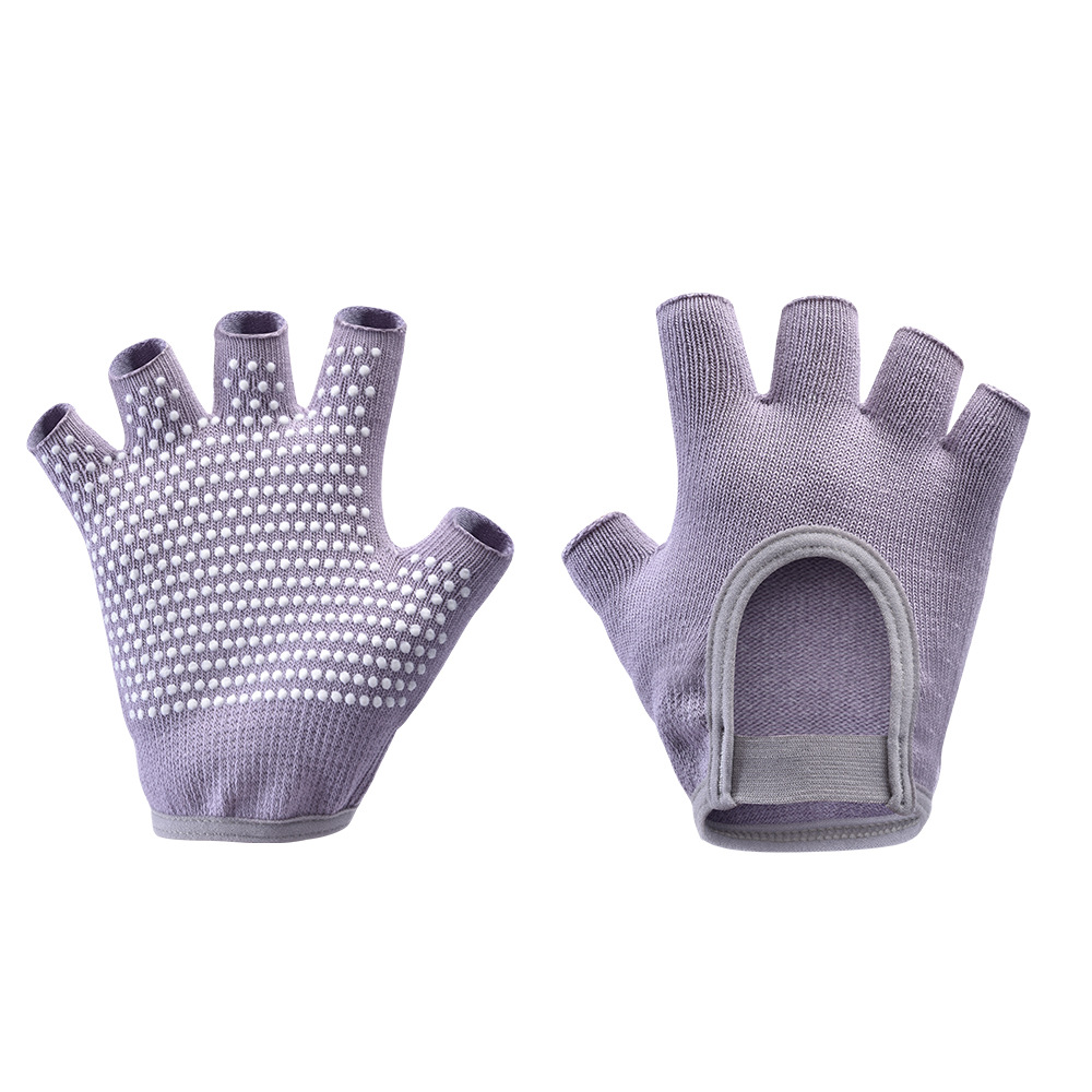 [Yoga Gloves B1] Half Finger Female Fitness Barbell Lifting Pot Equipment Cycling Road Bike Jumping Rope Badminton Cocoon Prevention