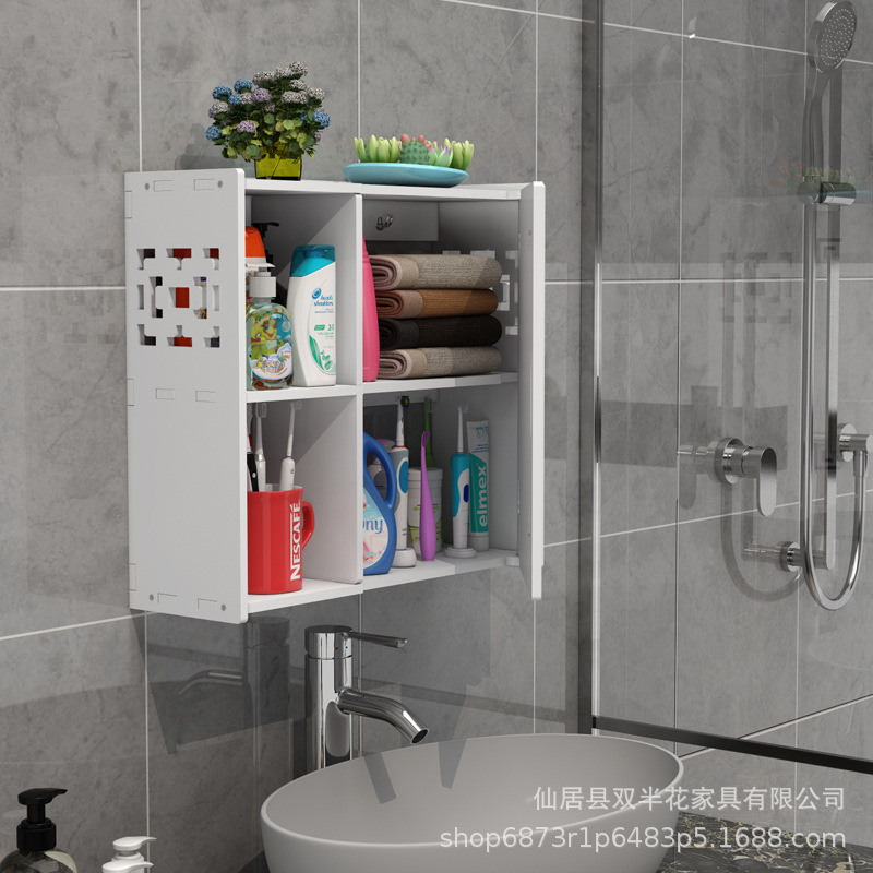 Зеркальный шкаф для ванной комнаты Jiahongxuan настенный водонепроницаемый