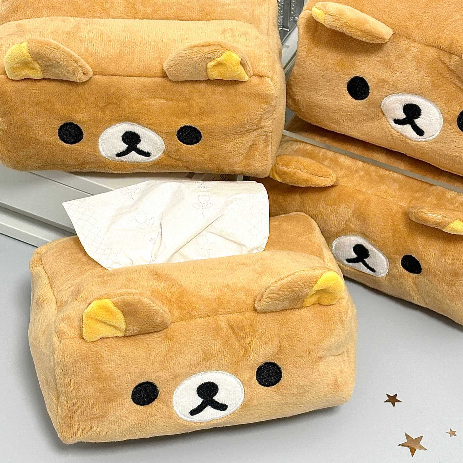 Тканевый чехол для девочек Rilakkuma, студенческое общежитие Rilakkuma, ограниченный выпуск, плюшевая коробка для салфеток Rilakkuma