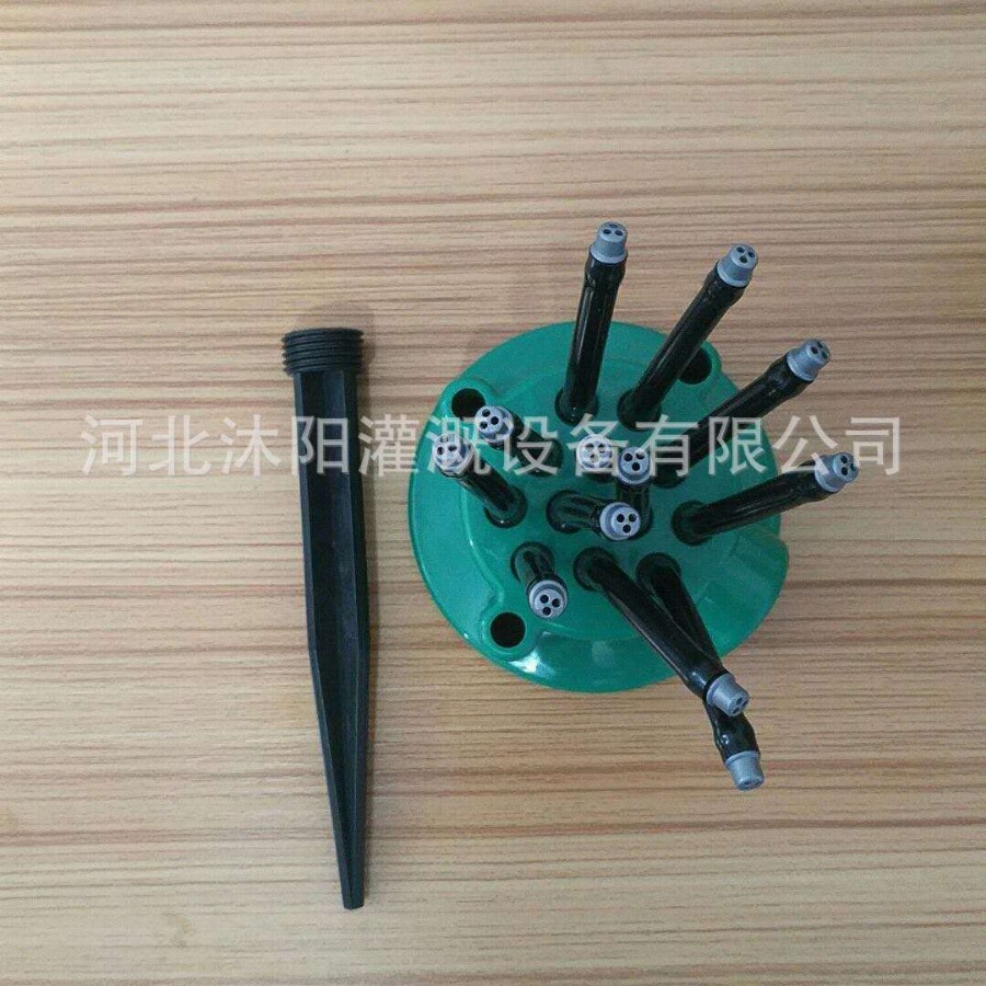 360 degree garden automatic multi head sprinkler, watering nozzle, gardening tool, irrigation spray angle adjustable