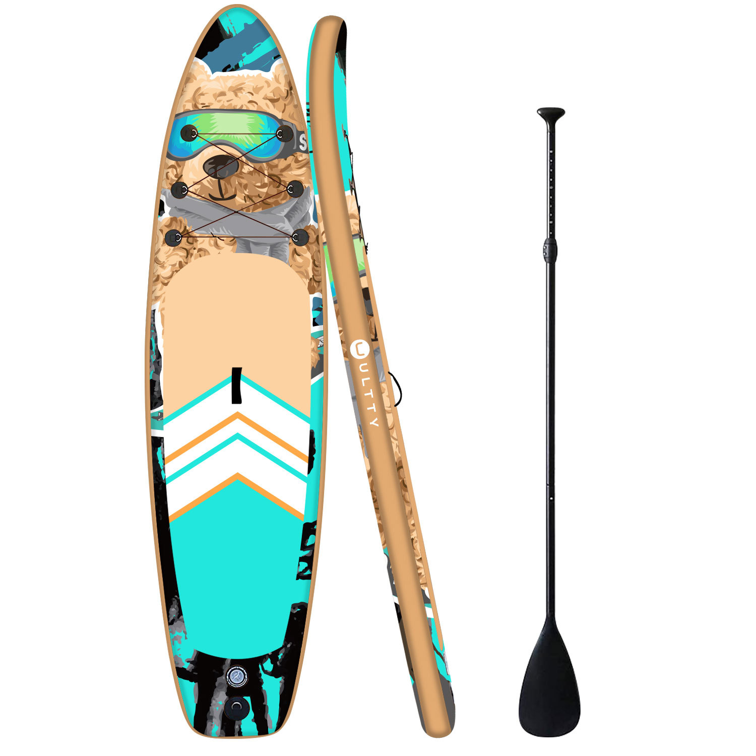 ULTRATY Cross border Sup Paddleboard Inflatable Stand Upright Paddle Board Adult Water Yoga Support Board Surfboard
