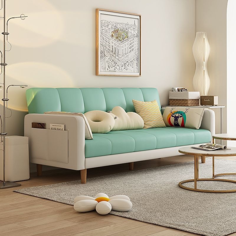 Sofa, small-sized living room, sofa bedroom, simple modern rental room, three person folding sofa bed, dual-use