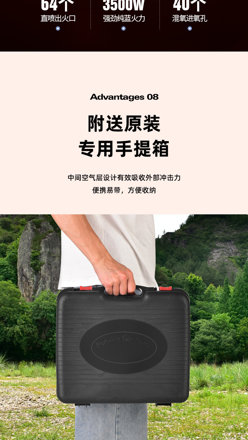 Wholesale outdoor stoves, cooking utensils, gas stoves, Kas portable card magnetic gas stoves, camping hot pot card stoves