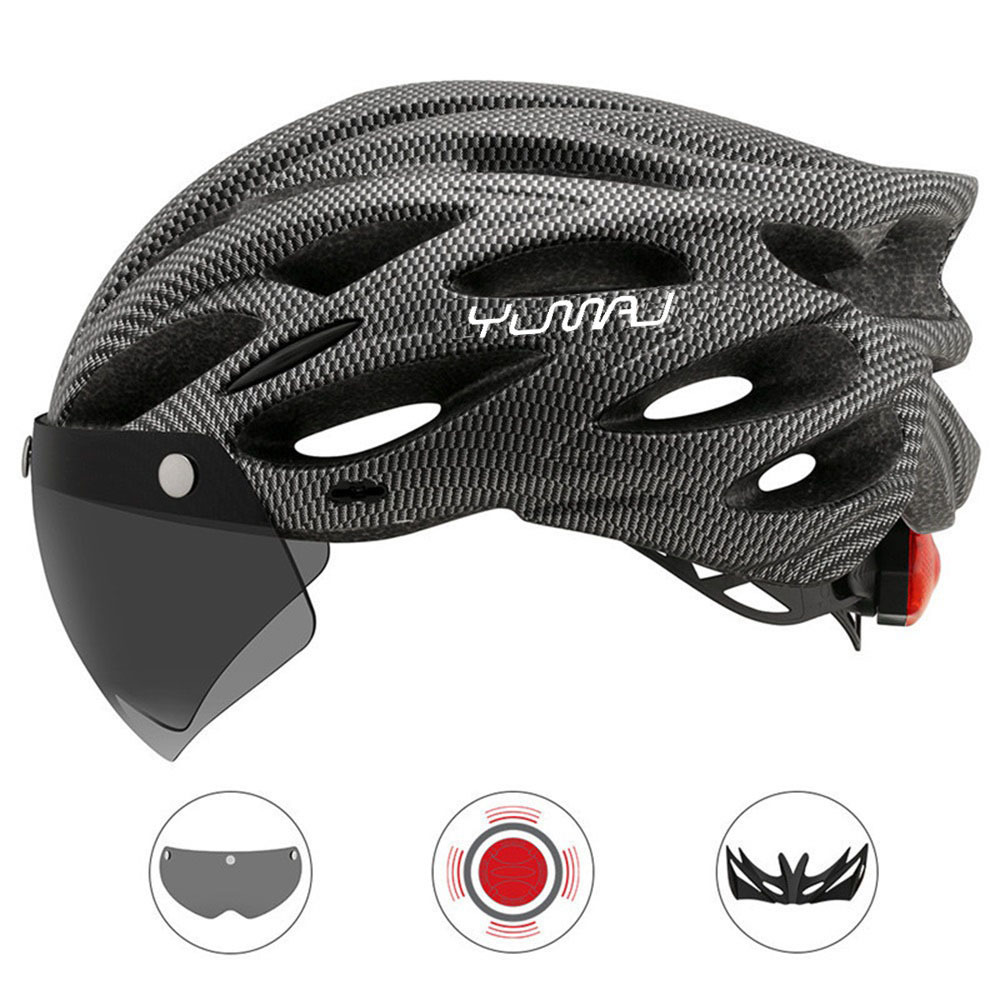 YUMAJ Allroad Sports, Leisure, Commuting, Multi functional Highway, Mountain Bike Riding, Taillight Helmet
