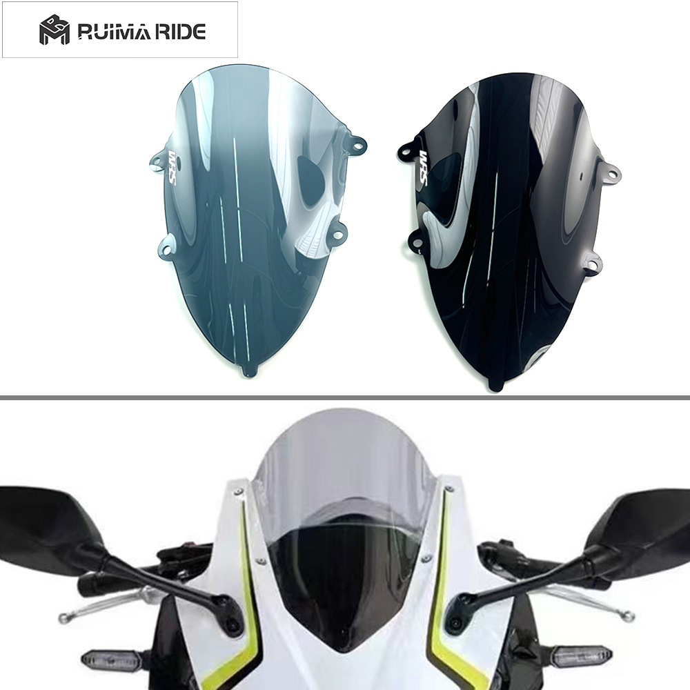 Подходит для Honda CBR400R CBR500R Модифицированный передний стеклянный крышка стеклянного стекла конкурентоспособное щит с более высоким ветром