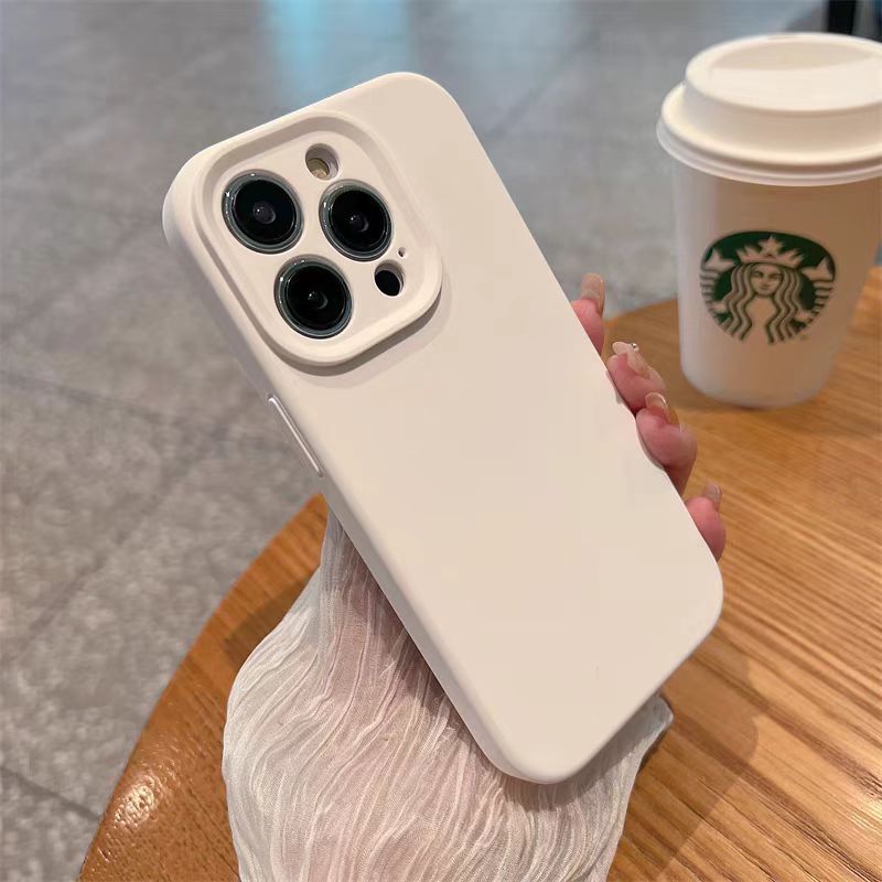 苹果17手机壳液态硅胶iPhone16promax全包13高级感12简约女手机壳