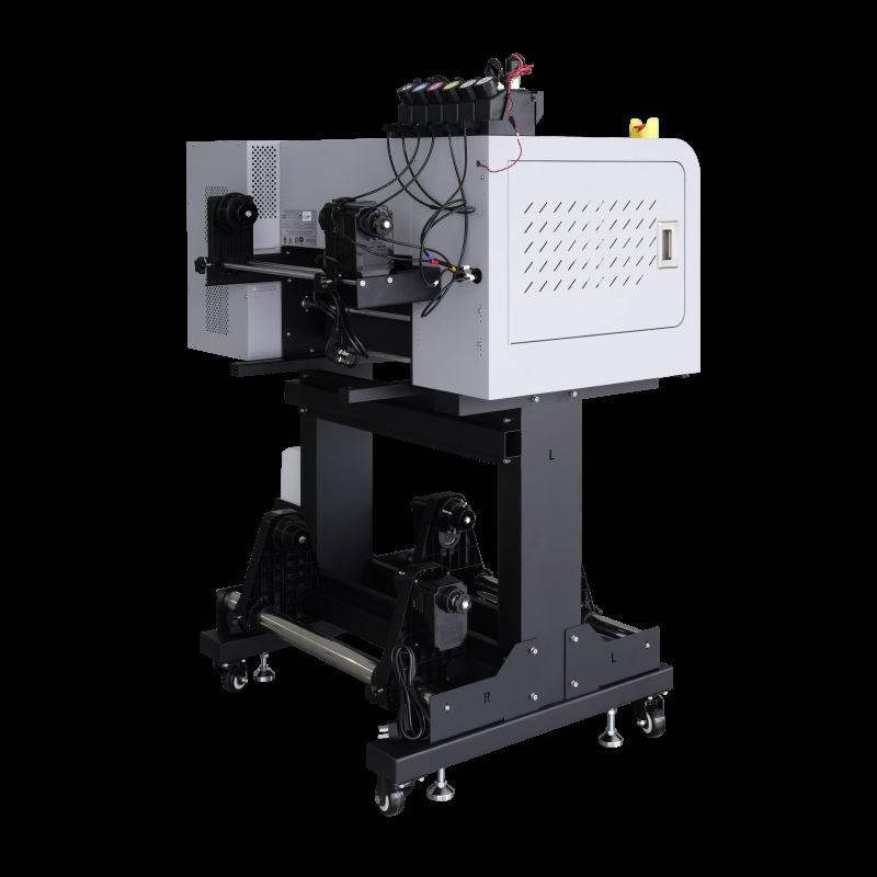 宏印小型 A3 UV 水晶标打印机 DTF UV冷转印贴打印圆柱酒瓶HY-SA3